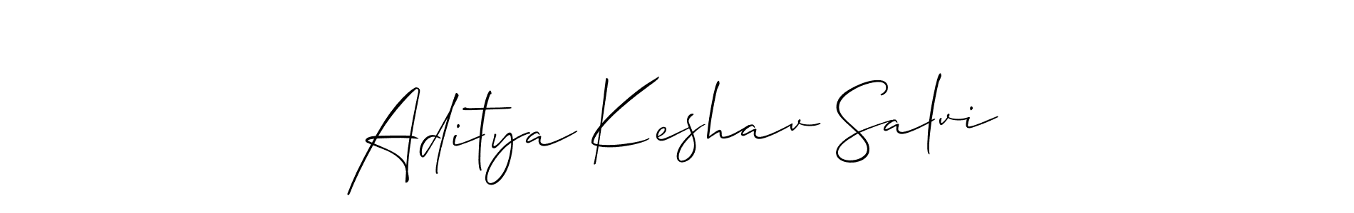 Also You can easily find your signature by using the search form. We will create Aditya Keshav Salvi name handwritten signature images for you free of cost using Allison_Script sign style. Aditya Keshav Salvi signature style 2 images and pictures png