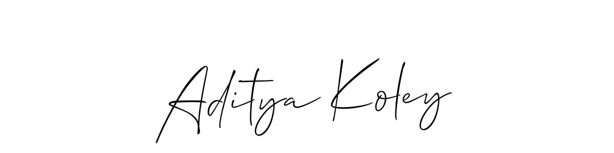 Make a beautiful signature design for name Aditya Koley. Use this online signature maker to create a handwritten signature for free. Aditya Koley signature style 2 images and pictures png