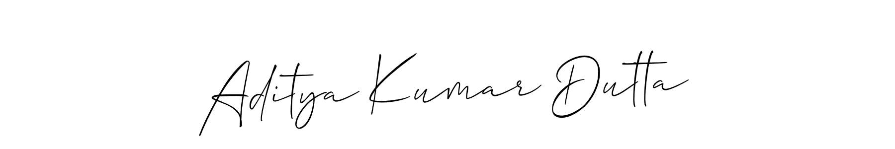 You can use this online signature creator to create a handwritten signature for the name Aditya Kumar Dutta. This is the best online autograph maker. Aditya Kumar Dutta signature style 2 images and pictures png