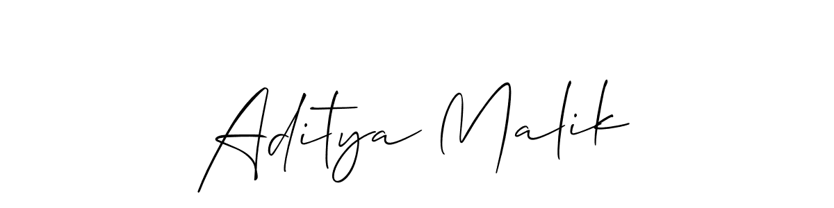 Similarly Allison_Script is the best handwritten signature design. Signature creator online .You can use it as an online autograph creator for name Aditya Malik. Aditya Malik signature style 2 images and pictures png