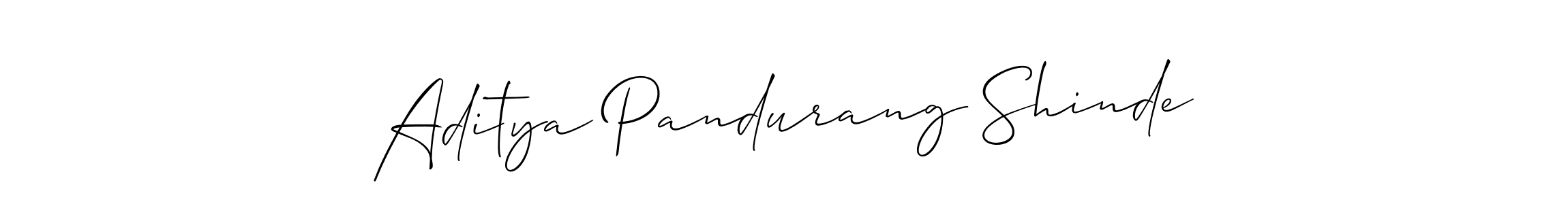 It looks lik you need a new signature style for name Aditya Pandurang Shinde. Design unique handwritten (Allison_Script) signature with our free signature maker in just a few clicks. Aditya Pandurang Shinde signature style 2 images and pictures png