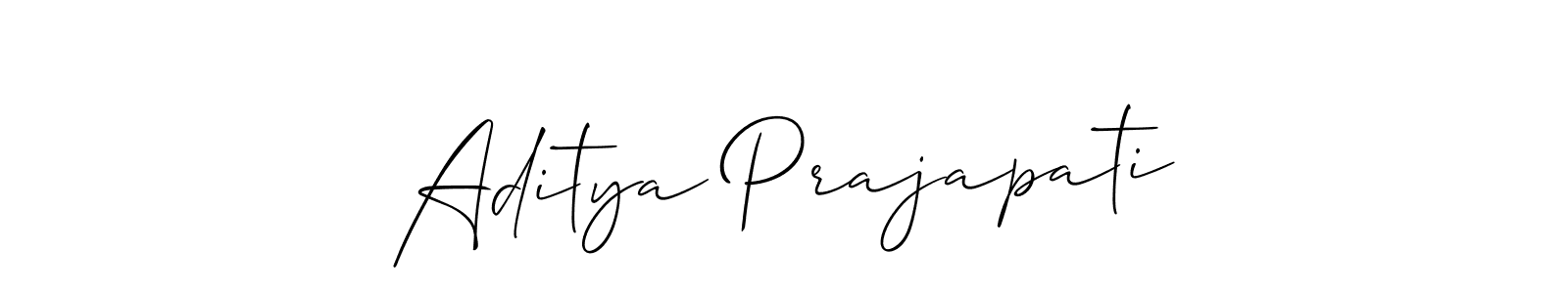 Once you've used our free online signature maker to create your best signature Allison_Script style, it's time to enjoy all of the benefits that Aditya Prajapati name signing documents. Aditya Prajapati signature style 2 images and pictures png