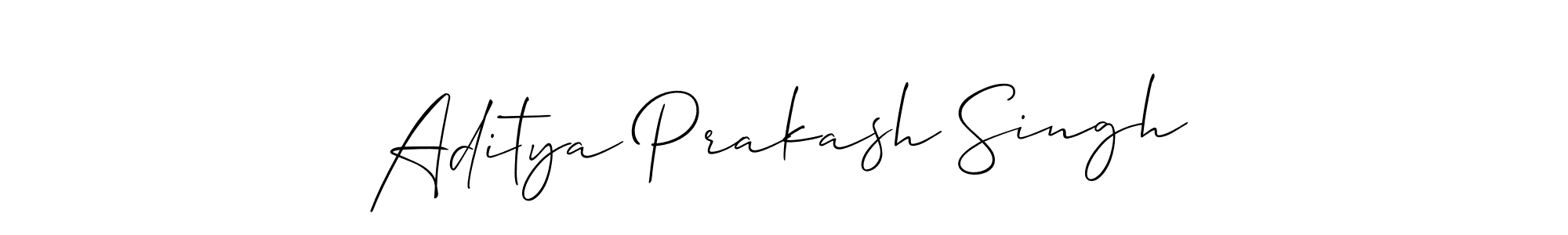 Aditya Prakash Singh stylish signature style. Best Handwritten Sign (Allison_Script) for my name. Handwritten Signature Collection Ideas for my name Aditya Prakash Singh. Aditya Prakash Singh signature style 2 images and pictures png