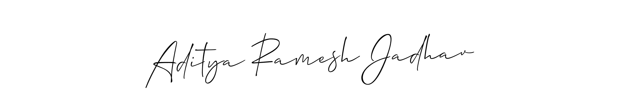 How to Draw Aditya Ramesh Jadhav signature style? Allison_Script is a latest design signature styles for name Aditya Ramesh Jadhav. Aditya Ramesh Jadhav signature style 2 images and pictures png