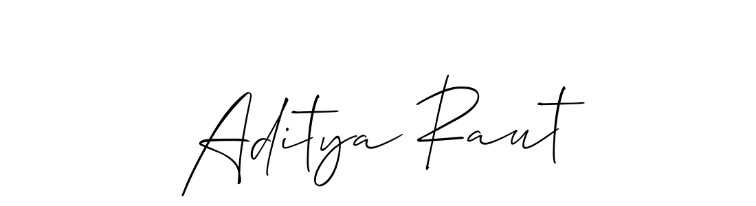 It looks lik you need a new signature style for name Aditya Raut. Design unique handwritten (Allison_Script) signature with our free signature maker in just a few clicks. Aditya Raut signature style 2 images and pictures png