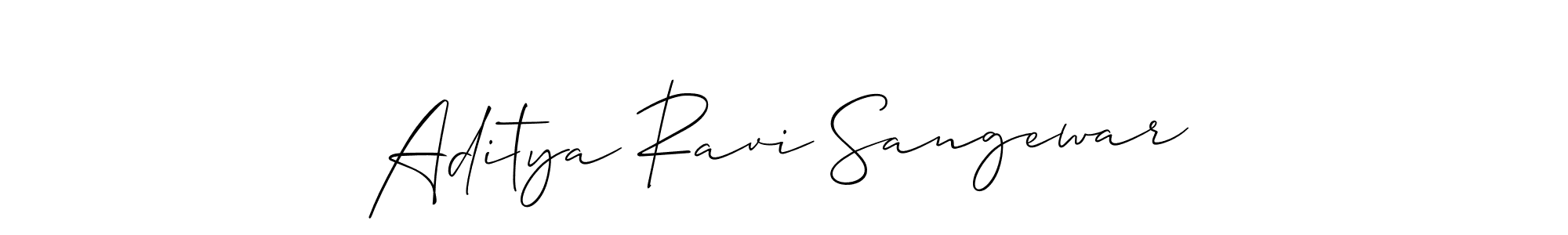 This is the best signature style for the Aditya Ravi Sangewar name. Also you like these signature font (Allison_Script). Mix name signature. Aditya Ravi Sangewar signature style 2 images and pictures png