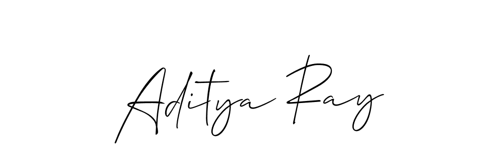 Use a signature maker to create a handwritten signature online. With this signature software, you can design (Allison_Script) your own signature for name Aditya Ray. Aditya Ray signature style 2 images and pictures png