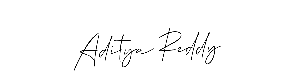 Aditya Reddy stylish signature style. Best Handwritten Sign (Allison_Script) for my name. Handwritten Signature Collection Ideas for my name Aditya Reddy. Aditya Reddy signature style 2 images and pictures png