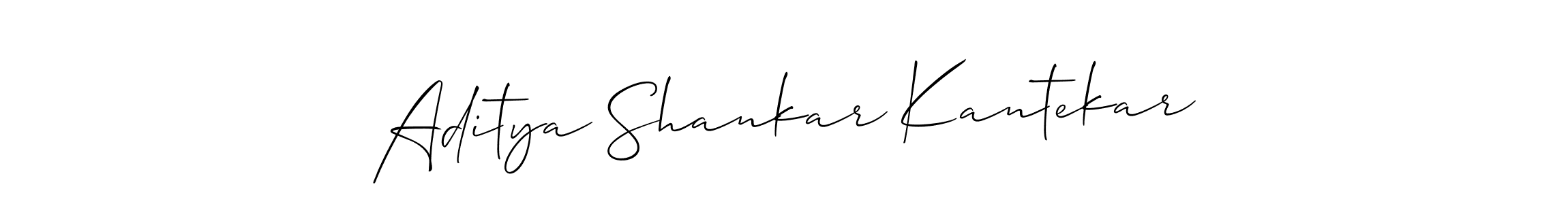 It looks lik you need a new signature style for name Aditya Shankar Kantekar. Design unique handwritten (Allison_Script) signature with our free signature maker in just a few clicks. Aditya Shankar Kantekar signature style 2 images and pictures png