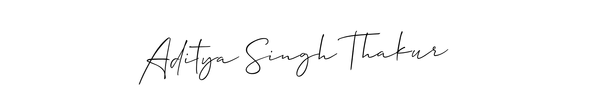 You should practise on your own different ways (Allison_Script) to write your name (Aditya Singh Thakur) in signature. don't let someone else do it for you. Aditya Singh Thakur signature style 2 images and pictures png