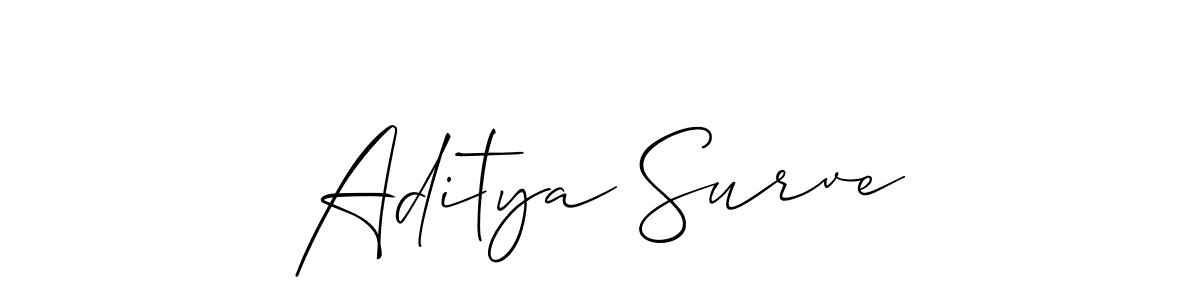 Make a beautiful signature design for name Aditya Surve. Use this online signature maker to create a handwritten signature for free. Aditya Surve signature style 2 images and pictures png
