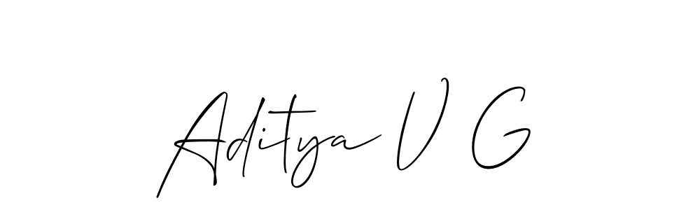 Here are the top 10 professional signature styles for the name Aditya V G. These are the best autograph styles you can use for your name. Aditya V G signature style 2 images and pictures png