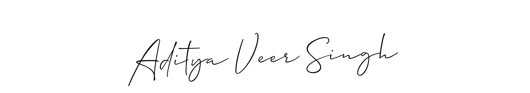 It looks lik you need a new signature style for name Aditya Veer Singh. Design unique handwritten (Allison_Script) signature with our free signature maker in just a few clicks. Aditya Veer Singh signature style 2 images and pictures png