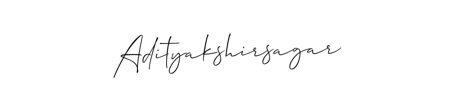 It looks lik you need a new signature style for name Adityakshirsagar. Design unique handwritten (Allison_Script) signature with our free signature maker in just a few clicks. Adityakshirsagar signature style 2 images and pictures png