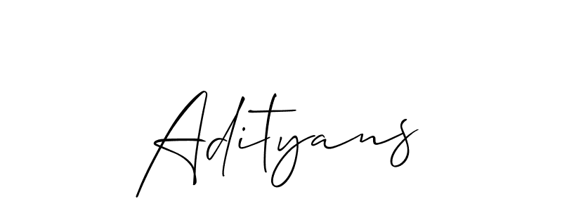 Create a beautiful signature design for name Adityans. With this signature (Allison_Script) fonts, you can make a handwritten signature for free. Adityans signature style 2 images and pictures png