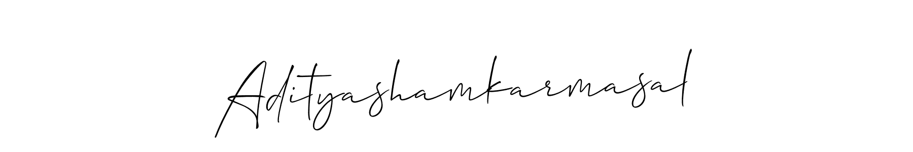 Check out images of Autograph of Adityashamkarmasal name. Actor Adityashamkarmasal Signature Style. Allison_Script is a professional sign style online. Adityashamkarmasal signature style 2 images and pictures png