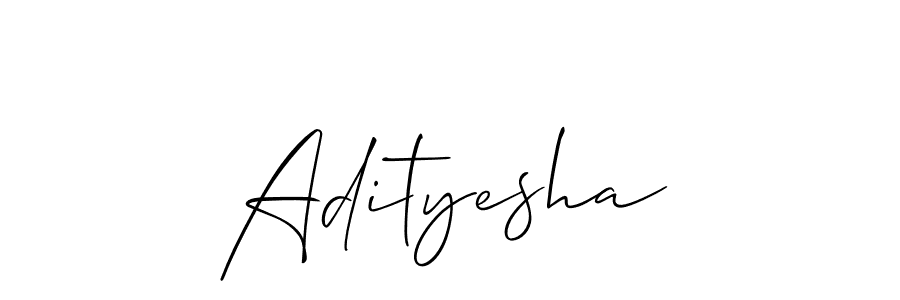 if you are searching for the best signature style for your name Adityesha. so please give up your signature search. here we have designed multiple signature styles  using Allison_Script. Adityesha signature style 2 images and pictures png