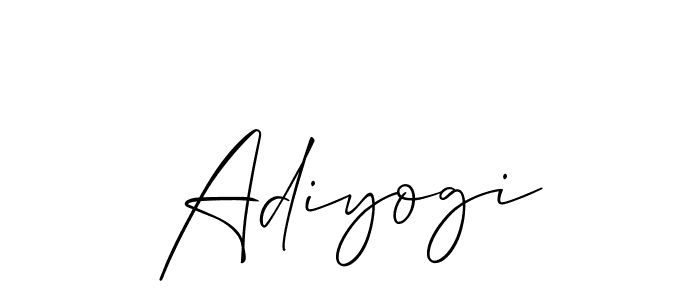 How to make Adiyogi name signature. Use Allison_Script style for creating short signs online. This is the latest handwritten sign. Adiyogi signature style 2 images and pictures png