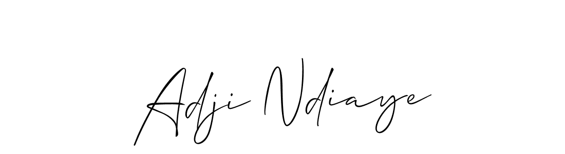 How to make Adji Ndiaye signature? Allison_Script is a professional autograph style. Create handwritten signature for Adji Ndiaye name. Adji Ndiaye signature style 2 images and pictures png