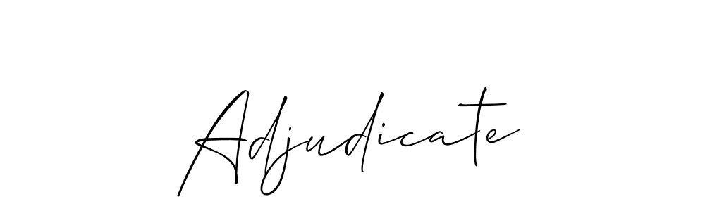How to make Adjudicate name signature. Use Allison_Script style for creating short signs online. This is the latest handwritten sign. Adjudicate signature style 2 images and pictures png