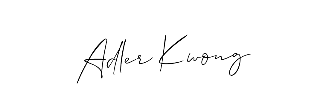 How to Draw Adler Kwong signature style? Allison_Script is a latest design signature styles for name Adler Kwong. Adler Kwong signature style 2 images and pictures png