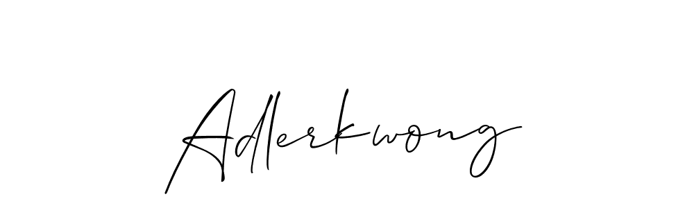 It looks lik you need a new signature style for name Adlerkwong. Design unique handwritten (Allison_Script) signature with our free signature maker in just a few clicks. Adlerkwong signature style 2 images and pictures png