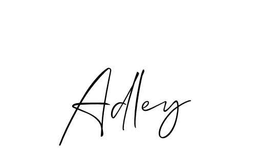 Similarly Allison_Script is the best handwritten signature design. Signature creator online .You can use it as an online autograph creator for name Adley. Adley signature style 2 images and pictures png