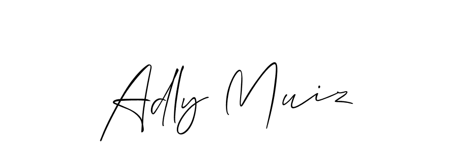 Once you've used our free online signature maker to create your best signature Allison_Script style, it's time to enjoy all of the benefits that Adly Muiz name signing documents. Adly Muiz signature style 2 images and pictures png