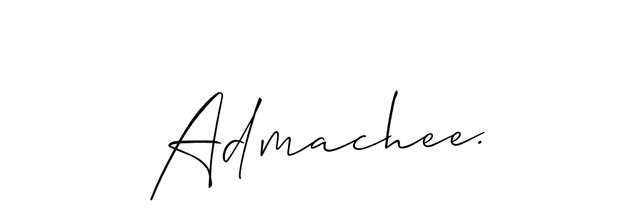 Make a beautiful signature design for name Admachee.. Use this online signature maker to create a handwritten signature for free. Admachee. signature style 2 images and pictures png