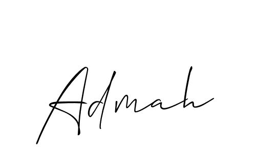 Best and Professional Signature Style for Admah. Allison_Script Best Signature Style Collection. Admah signature style 2 images and pictures png