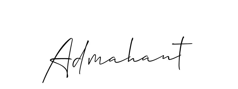 Best and Professional Signature Style for Admahant. Allison_Script Best Signature Style Collection. Admahant signature style 2 images and pictures png
