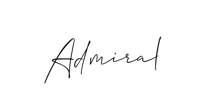 The best way (Allison_Script) to make a short signature is to pick only two or three words in your name. The name Admiral include a total of six letters. For converting this name. Admiral signature style 2 images and pictures png