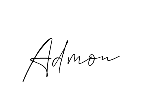 It looks lik you need a new signature style for name Admon. Design unique handwritten (Allison_Script) signature with our free signature maker in just a few clicks. Admon signature style 2 images and pictures png