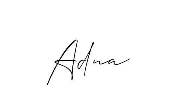 The best way (Allison_Script) to make a short signature is to pick only two or three words in your name. The name Adnaن include a total of six letters. For converting this name. Adnaن signature style 2 images and pictures png