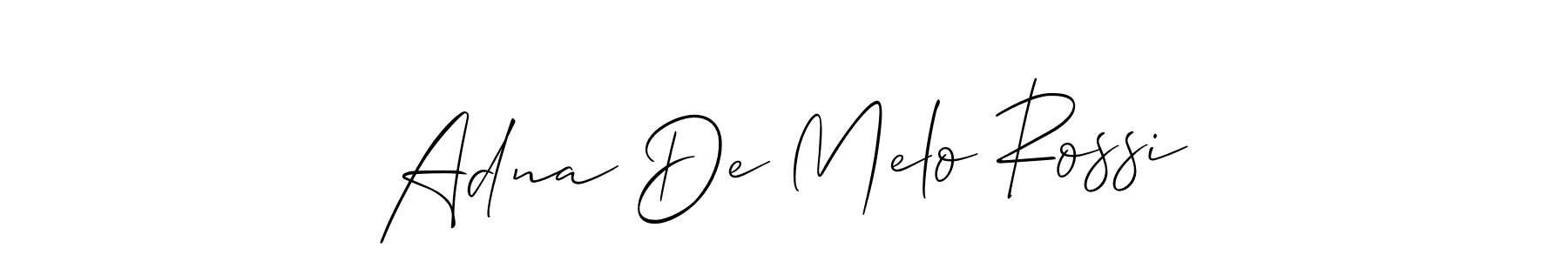 Once you've used our free online signature maker to create your best signature Allison_Script style, it's time to enjoy all of the benefits that Adna De Melo Rossi name signing documents. Adna De Melo Rossi signature style 2 images and pictures png