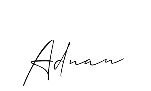 Allison_Script is a professional signature style that is perfect for those who want to add a touch of class to their signature. It is also a great choice for those who want to make their signature more unique. Get Adnan name to fancy signature for free. Adnan signature style 2 images and pictures png