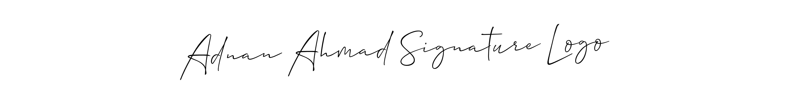 Also we have Adnan Ahmad Signature Logo name is the best signature style. Create professional handwritten signature collection using Allison_Script autograph style. Adnan Ahmad Signature Logo signature style 2 images and pictures png