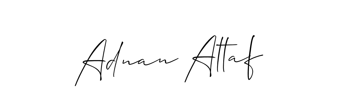 You should practise on your own different ways (Allison_Script) to write your name (Adnan Altaf) in signature. don't let someone else do it for you. Adnan Altaf signature style 2 images and pictures png