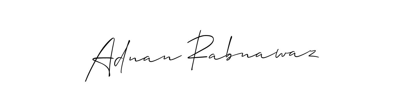 Best and Professional Signature Style for Adnan Rabnawaz. Allison_Script Best Signature Style Collection. Adnan Rabnawaz signature style 2 images and pictures png