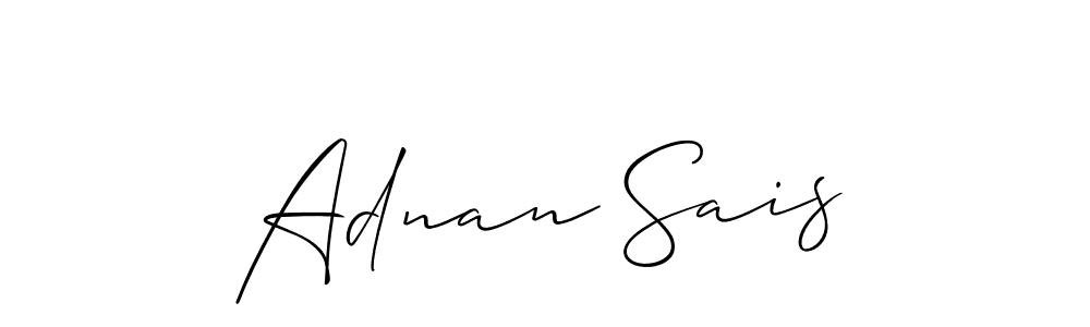 Once you've used our free online signature maker to create your best signature Allison_Script style, it's time to enjoy all of the benefits that Adnan Sais name signing documents. Adnan Sais signature style 2 images and pictures png