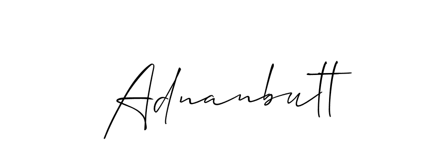 It looks lik you need a new signature style for name Adnanbutt. Design unique handwritten (Allison_Script) signature with our free signature maker in just a few clicks. Adnanbutt signature style 2 images and pictures png
