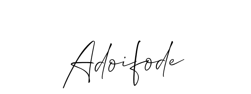 Use a signature maker to create a handwritten signature online. With this signature software, you can design (Allison_Script) your own signature for name Adoifode. Adoifode signature style 2 images and pictures png