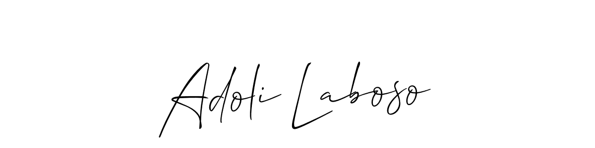 You can use this online signature creator to create a handwritten signature for the name Adoli Laboso. This is the best online autograph maker. Adoli Laboso signature style 2 images and pictures png