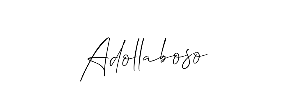 You can use this online signature creator to create a handwritten signature for the name Adollaboso. This is the best online autograph maker. Adollaboso signature style 2 images and pictures png