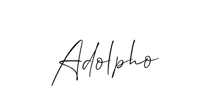 Allison_Script is a professional signature style that is perfect for those who want to add a touch of class to their signature. It is also a great choice for those who want to make their signature more unique. Get Adolpho name to fancy signature for free. Adolpho signature style 2 images and pictures png