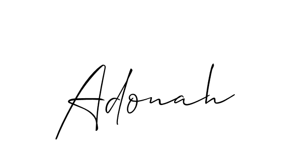 You should practise on your own different ways (Allison_Script) to write your name (Adonah) in signature. don't let someone else do it for you. Adonah signature style 2 images and pictures png