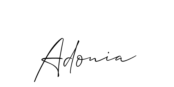 You should practise on your own different ways (Allison_Script) to write your name (Adonia) in signature. don't let someone else do it for you. Adonia signature style 2 images and pictures png