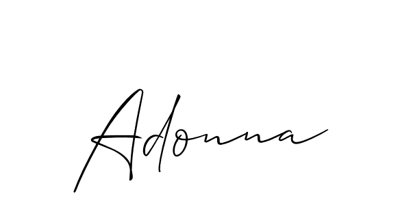 Similarly Allison_Script is the best handwritten signature design. Signature creator online .You can use it as an online autograph creator for name Adonna. Adonna signature style 2 images and pictures png