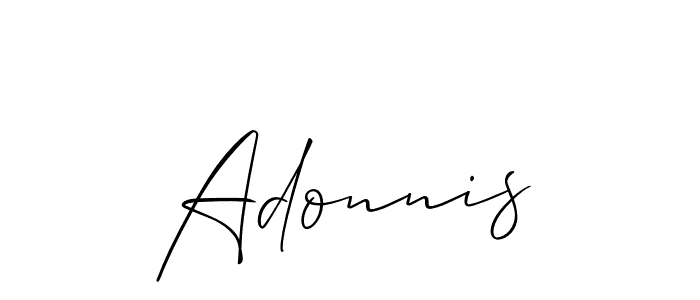 Make a beautiful signature design for name Adonnis. Use this online signature maker to create a handwritten signature for free. Adonnis signature style 2 images and pictures png