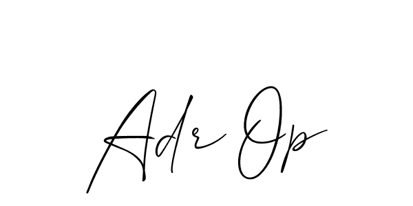 Make a beautiful signature design for name Adr Op. Use this online signature maker to create a handwritten signature for free. Adr Op signature style 2 images and pictures png